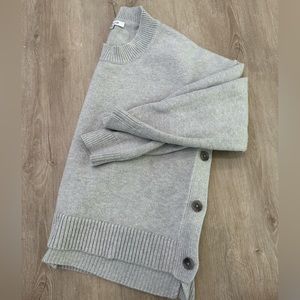 Madewell side button sweater